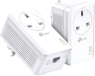 TP-Link TL-PA7017P KIT AV1000 Gigabit Passthrough Powerline Starter Kit