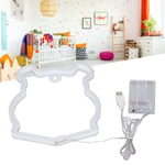 Neon Light LED Bear Shaped Neon Sign Battery Operated USB Charging Wall Decor Li