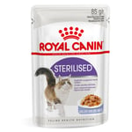 Ekonomipack: Royal Canin våtfoder 48 x 85 g - Sterilised i gelé