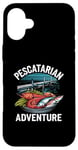 iPhone 16 Plus Pescatarian Adventure Ocean Food Lover Case