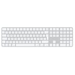 Apple Magic Keyboard avec Touch ID et pavé numérique pour Les Mac avec Puce Apple - Suédois - Touches Blanches ​​​​​​​