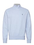 Polo Ralph Lauren Luxury Jersey Quarter-Zip Pullover Blå