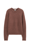 Filippa K Fluffy Hammer Sleeve Sweater Brun