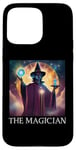 Coque pour iPhone 15 Pro Max Carte de tarot magicien, amateurs de cartes de tarot, lecteurs de tarot