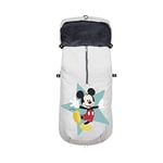 Chanceliere Bebe Poussette Interbaby | Couverture Poussette Bebe Hiver, Doux | Sac de Couchage Poussette Bebe Détachable, Double Ouverture, Lavage Facile, Matériaux Antiallergiques, Mickey Geo