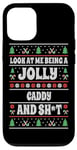 iPhone 12/12 Pro Funny Golf Caddy Ugly Christmas Design Xmas Themed Case