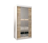 Armoire York 1 a portes coulissantes H. 200 x L. 100 x P. 62 2 portes