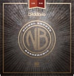 D'Addario NB1656 Nickel Bronze Acoustic Guitar Strings, Resophonic, 16-56