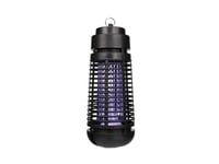 Perel Destructeur d'insectes, électrique, LED UV, Grille 1000 V, bac collecteur Amovible, 35 m², Noir