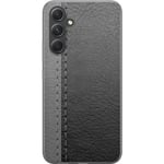 Samsung Galaxy S24 FE Genomskinligt Skal Black & Grey Leather