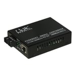 Link Media Converter Rj45 - Fibre Optique Sc 10 100 1000 Multimode 850nm Lkmcmm