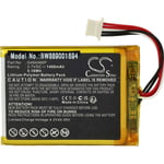 Batterie remplacement pour Polar G484466P pour gps compteur de vélo (1400mAh, 3,7V, Li-polymère) - Vhbw