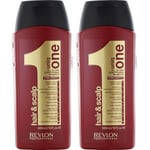 2-Pack Revlon Uniq One All In One Conditioning Shampoo 300ml