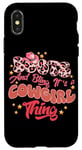 Coque pour iPhone X/XS Boots and Bling, c'est un truc de cowgirl