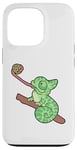 Coque pour iPhone 13 Pro caméléon enfant reptile amphibien zoo enfant