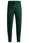 BOSS Mens Tracksuit Pants Foil-logo tracksuit bottoms in a cotton blend