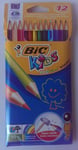 BiC Kids Evolution Multicolour 12 pack Colouring pencils