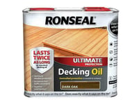 Ronseal Ultimate Decking Oil Dark Oak 2.5 Litre RSLUDODO25L