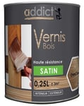 VERNIS SATIN CHENE CLAIR Résine haute résistance 250ML bois meuble parquet