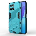 Blue Punk Armor Pc + Tpu Case Yhteensopiva Honor X8 5G:N Kanssa