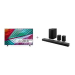 LG UR76 75" 4K LED TV + LG S70TR 5.1.1 Soundbar Dolby Atmos -tuotepaketti