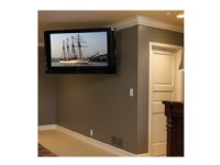 Chief 37 Single Arm Extension TV Wall Mount - For Displays 42-86 - Black - Monteringssats (väggfäste) - för platt panel - svart - skärmstorlek: 42-71 - monteringsgränssnitt: 200 x 200 mm - väggmonterbar