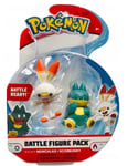 Coffret 2 Pokemon Goinfrex Et Flambino - Figurine De Combat - Pokemon