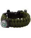 Milrab Survival Bracelet m/ Fire Starter &amp; Compass