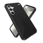 Speck Samsung Galaxy S24+ Case - Drop Protection, Grip - Scratch Resistant, Soft Touch Phone Case - Presidio2 Grip Black/Slate Grey/White