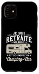 Coque pour iPhone 11 Camping Car Papy Humour Camping Car Cadeau Campeur Retraite