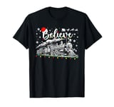 Christmas North Pole Polar Express All Abroad Xmas Santa T-Shirt