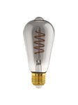 EGLO CONNECT-Z LED ST64 Spiral 4W 2000K E27 smoky