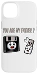 Coque pour iPhone 14 Plus Disquette vers clé USB 90s 00s Ordinateur Drôle Geek Joke