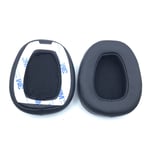 Earpads Coussinets de Rechange Coussinets d'oreille Oreillette de Remplacement Coussins en Mousse pour Casque Skullcandy Crusher 2.0 Coussinets d'oreille portables Skull Noir, Housse pour écouteurs (avec adhésif double face)