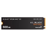 WD_BLACK SN7100 500GB NVMe SSD, M.2 2280, Read speeds up to 6800 MB/s, Next Gen TLC 3D NAND, WD_BLACK DASHBOARD, For Laptops, handheld gaming devices