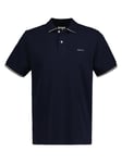 Gant Mens polo shirt - Blue/Navy Cotton - Size Large