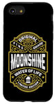 iPhone SE (2020) / 7 / 8 Vintage Moonshine Whiskey Jar Label Funny Moonshiner Alcohol Case