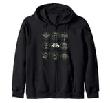 Call of Duty: Modern Warfare 2 Perk Icons Mashup Zip Hoodie