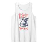 Cute Penguin To Do List Nothing Summer Vacation Tank Top