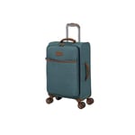 it luggage Beach Stripes 22" Softside Carry-on 8 Wheel Spinner, Teal, 22", Beach Stripes 22" Softside Carry-on 8 Wheel Spinner