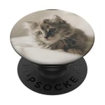 Propriétaire de chat porte-chats bébé chaton chat amoureux PopSockets Support et Grip pour Smartphones et Tablettes PopSockets PopGrip Adhésif