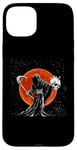 iPhone 15 Plus The Grim-Reaper Skeleton Skull Death Scythe Grunge Horror Case