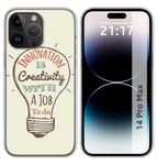 Coque Silicone Compatible Avec IPHONE 14 Pro Max (6.7) Design Creativity Dessins