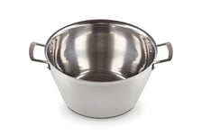 Le Creuset Confiturier, 30 cm, Inox 3-ply, Capacité : 9,3 L, Argenté,96204130001000