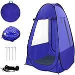 Tente de Sport Pop Up, Station météo Unique pour la pêche Sportive, abri extérieur, Tente de Plage Transparente, imperméable, Coupe-Vent, Tente de Plage pour Le Vent et la Pluie par Temps Froid,