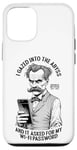 Coque pour iPhone 12/12 Pro Une drôle de philosophie de Nietzsche plongée dans l'abîme Mot de passe Wi-Fi