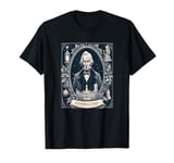 A Christmas Carol - Ebeneezer Scrooge & Society Book Cover T-Shirt