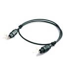 Acoustique Digital Fibre IN Optique Câble Toslink 1 Mètre Spdif Sky PS3 Xbox Jz