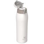 Super Sparrow Gourde Isotherme avec Paille - INOX Bouteille Isotherme - 750ml - Mug Isotherme Étanche - Gourde Enfant sans BPA, pour Sport, Voyages, L'école, Bureau