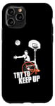 Coque pour iPhone 11 Pro Un joueur de basket-ball en fauteuil roulant essaie de suivre